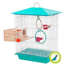 Gaiola Para Calopsita e Agapornis Com Acessórios + Ninho - Viu Pet