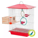 Gaiola Para Calopsita e Agapornis Com Acessórios + Ninho - Viu Pet