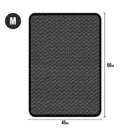 Tapete Coletor para Caixa de Areia de Gatos - Preto - Viu Pet