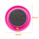 Arranhador Redondo Com Carpete e Bolinha Interativa - Viu Pet