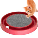 Arranhador Redondo Com Carpete e Bolinha Interativa - Viu Pet