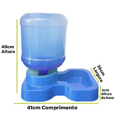 Kit Comedouro E Bebedouro Grande 10 Litros - Viu Pet