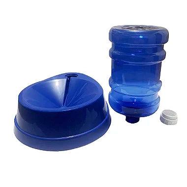 Kit Comedouro e Bebedouro Automático Evita Molhar Pelos - Galão 1 Litro - Viu Pet