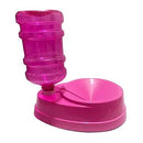 Kit Comedouro e Bebedouro Automático Evita Molhar Pelos - Galão 1 Litro - Viu Pet