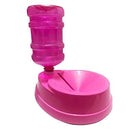 Kit Comedouro e Bebedouro Automático Evita Molhar Pelos - Galão 1 Litro - Viu Pet