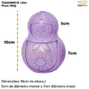 Brinquedo Para Cães Pet Games Bonequinha - Lilás - Viu Pet