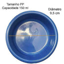 Comedouro Pesado Plástico - Azul - Viu Pet