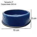 Comedouro Pesado Plástico - Azul - Viu Pet