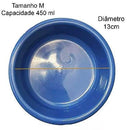 Comedouro Pesado Plástico - Azul - Viu Pet