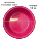 Comedouro Pesado Plástico - Rosa - Viu Pet