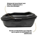 Caixa de Areia Furba Grande + Comedouro Brinde - Viu Pet