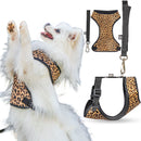 Coleira Guia E Peitoral Para Cães E Gatos Modelo Colete Pet - Viu Pet