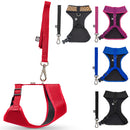 Coleira Guia E Peitoral Para Cães E Gatos Modelo Colete Pet - Viu Pet