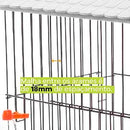 Gaiola Para Calopsita Grade Preta + Acessórios - Viu Pet