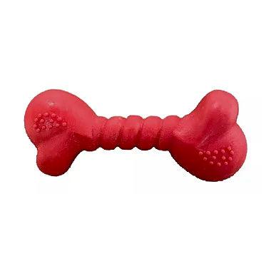 Brinquedo Osso De Borracha Maciça TR - Vermelho - Viu Pet