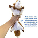 Brinquedo Pelúcia Raposa Com Apito - Viu Pet