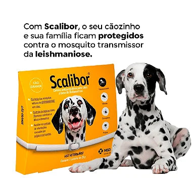 Coleira Antiparasitas Scalibor MSD - 65 cm - Viu Pet