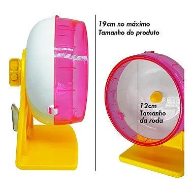 Roda Exercício Para Hamster - Rosa - Viu Pet