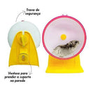 Roda Exercício Para Hamster - Rosa - Viu Pet
